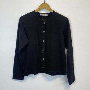 Cut Loose Black Button Down Top
